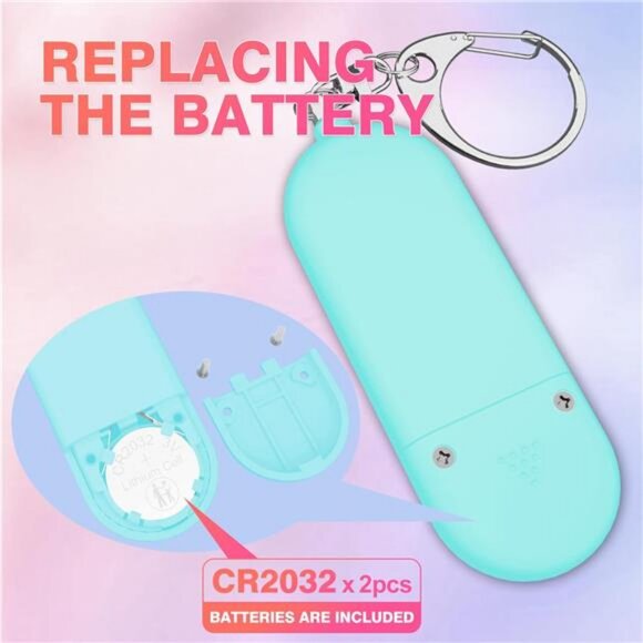 Personal Safety Alarm  - Self Defense Keychain SUPER LOUD Siren, Strobe Light - Picture 6 of 7